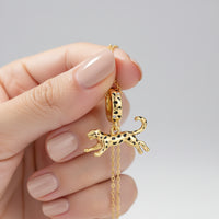 Gold Leopard Charm