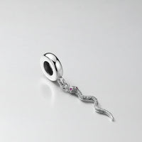 Silver Snake Charm