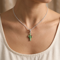Cactus Charm for Necklace
