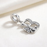 Butterfly Letter B Charm