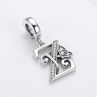 Butterfly Letter Z Charm