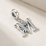 Butterfly Letter M Charm