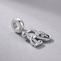 Butterfly Letter R Charm