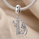 Butterfly Letter L Charm