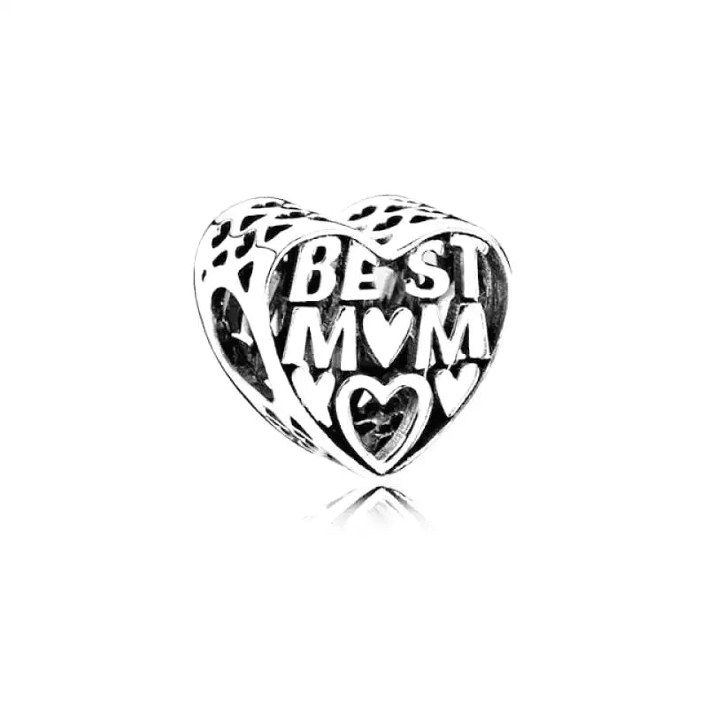 Best Mom Charm 👩❤️ Fits Pandora Bracelets – Planet Charms