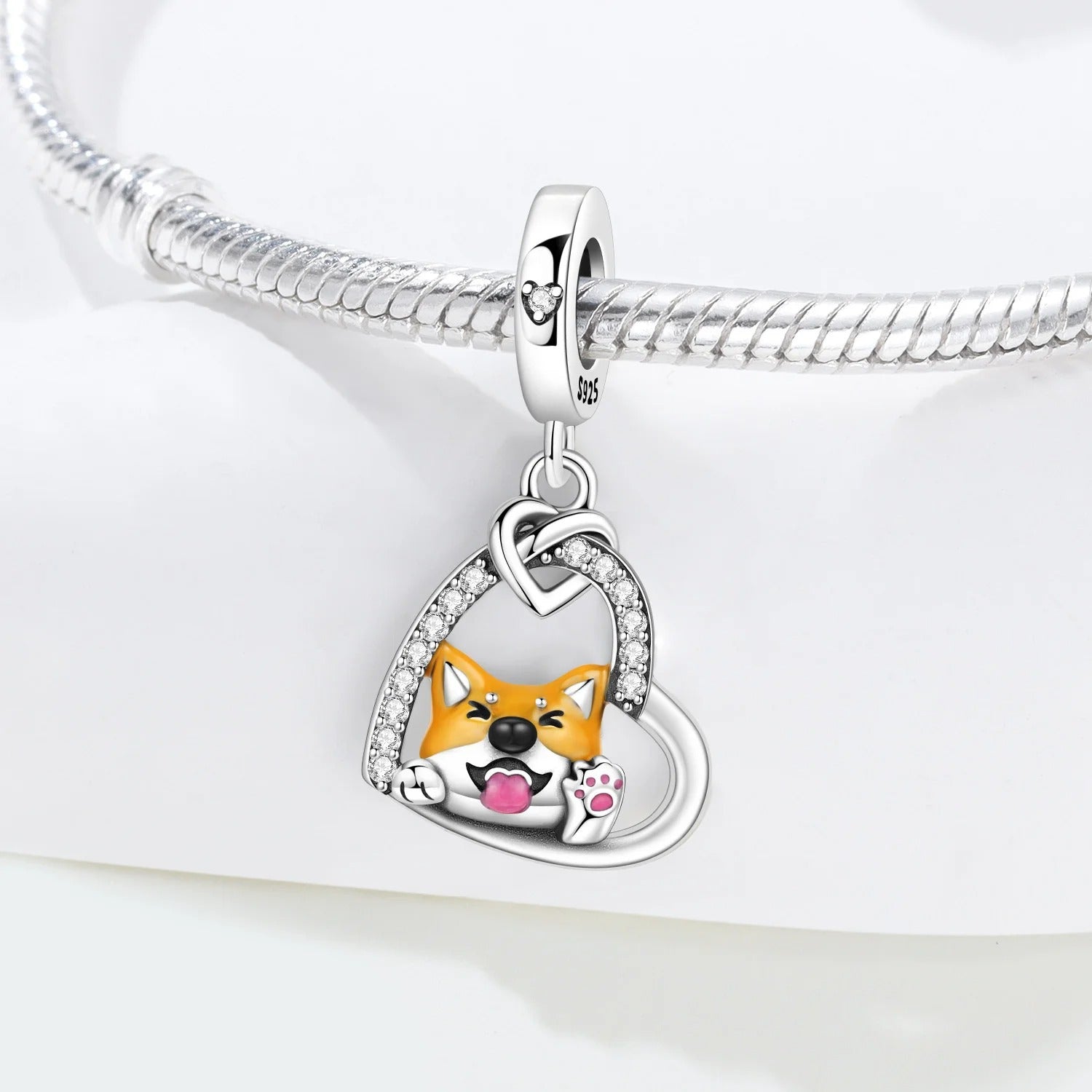 【新品】Pandoraレアな柴犬チャーム Shiba Inu Charm | Pandora Bracelet Compatible – Planet Charms