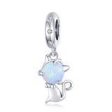 birthstone cat charm
