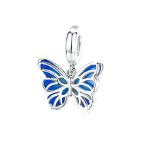 blue butterfly charm