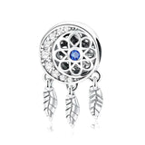 Blue dream catcher charm