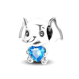 blue elephant charm