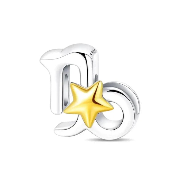 Capricorn Star Sign Charm ♑ Fits Pandora Bracelets – Planet Charms - Main Image