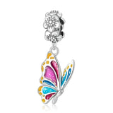 colored butterfly charm