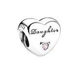 daughter heart charm