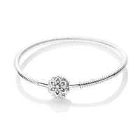 diamond snowflake charm bracelet