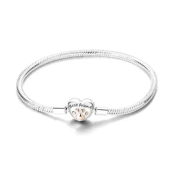 dog best friend charm bracelet