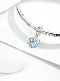 Blue Paw Charm