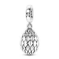 Dragon Egg Charm fits Pandora bracelets, 925 sterling silver