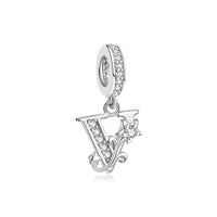 Letter V Charm