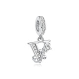 Letter V Charm