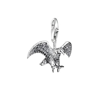 Silver eagle charm.