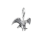 Silver eagle charm.