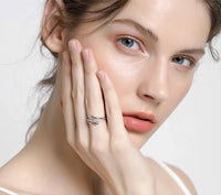 Silver wrap ring.