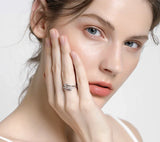 Silver wrap ring.