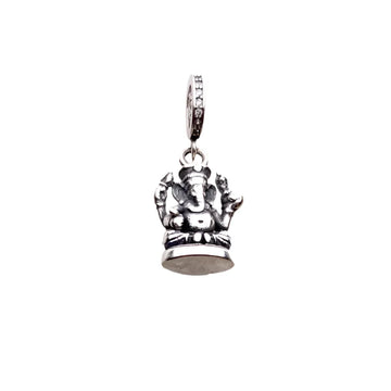 Silver Ganesha charm.
