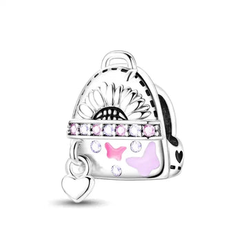 girl backpack charm
