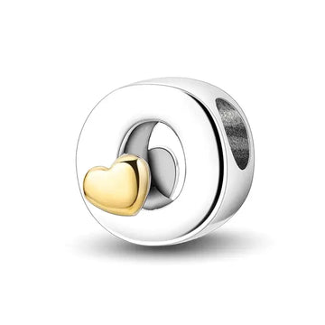 Gold Letter O Charm