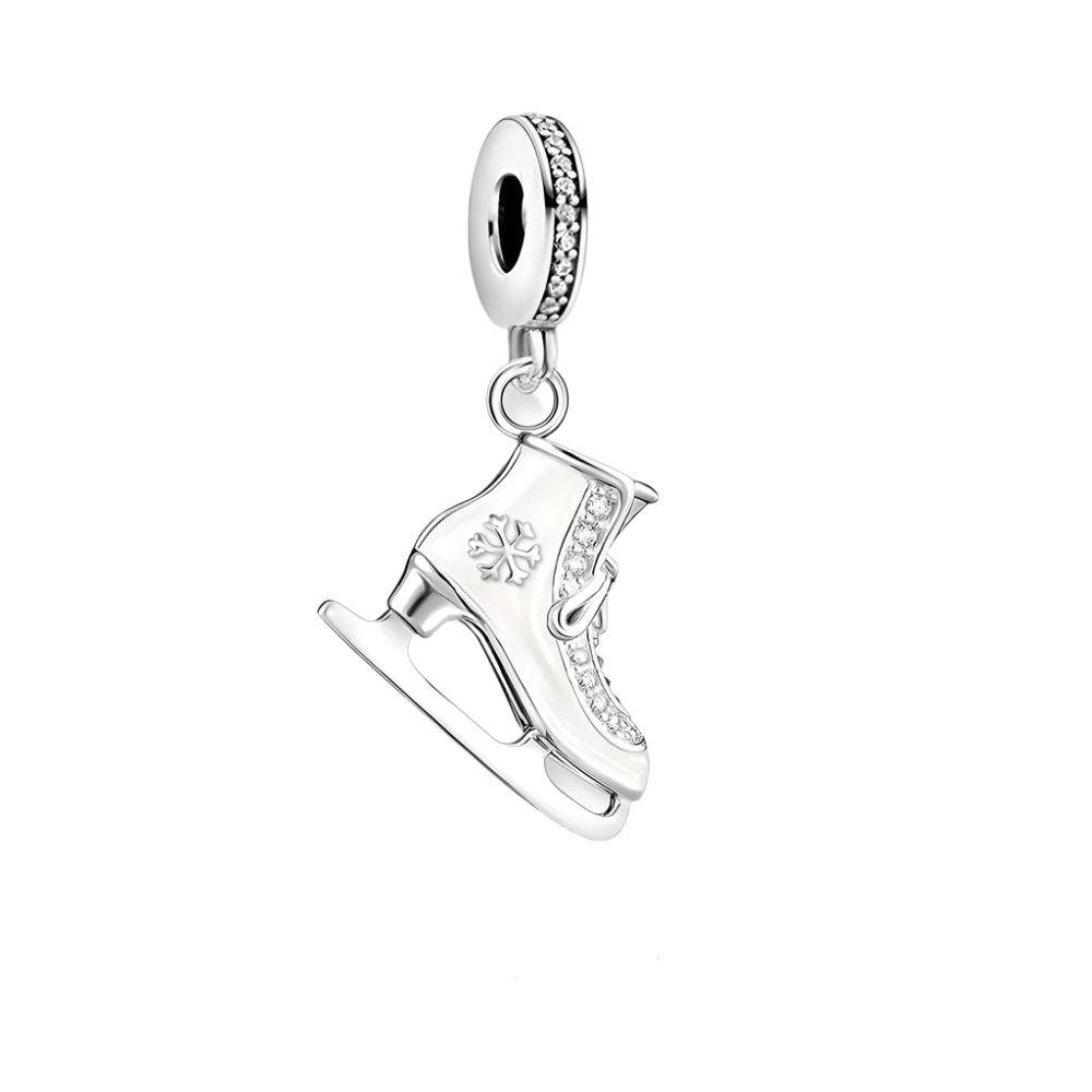 Ice Skate Charm | Pandora Bracelet Compatible – Planet Charms