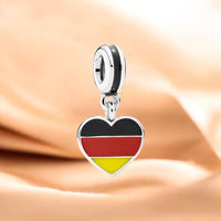 Germany Heart Charm