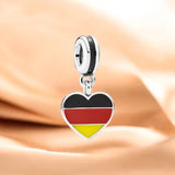 Germany Heart Charm