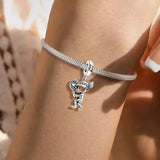 Tennis Player Charm