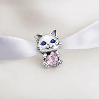 Birthstone Cat Charm