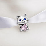 Birthstone Cat Charm