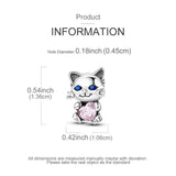 Birthstone Cat Charm