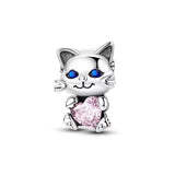 Birthstone Cat Charm