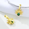 Gold Beetle Charm