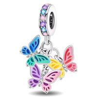 Colored Butterfly Charm