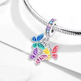 Colored Butterfly Charm