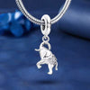 Silver Elephant Charm