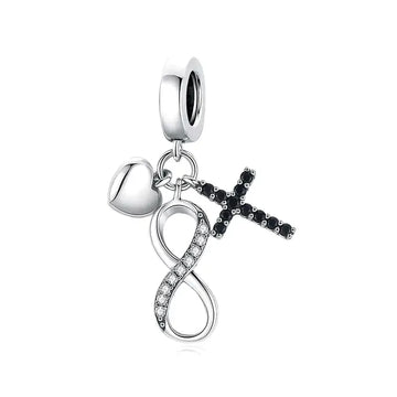 infinity cross charm
