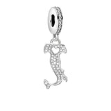 Sparkling Italy-shaped charm.