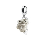 Silver koala charm.