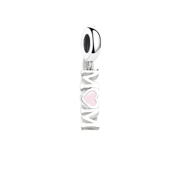 mom heart charm