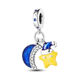 moon and star charm