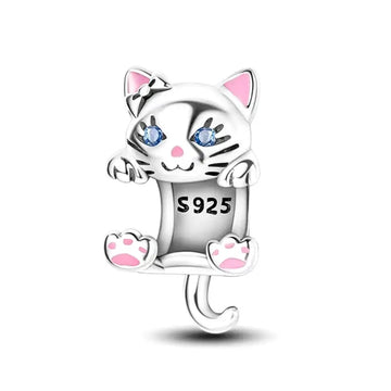 pink cat charm