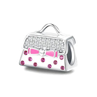 pink purse charm