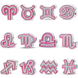 Zodiac sign charm beads.